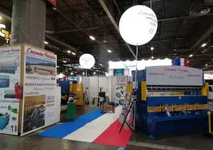 ballon trépied lumineux salon stand global industrie